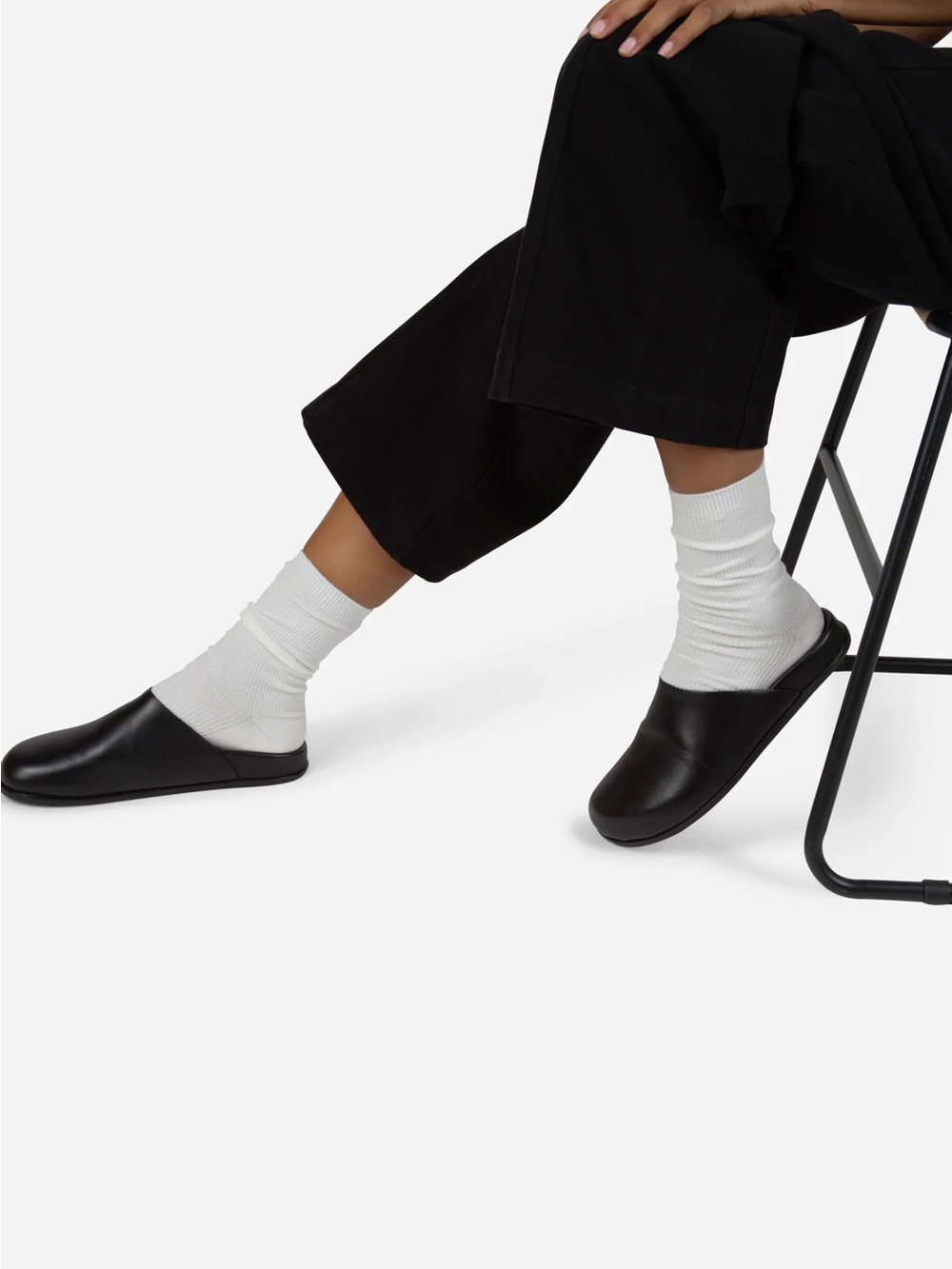 Intentionally Blank Agatha Leather Mules - size 37